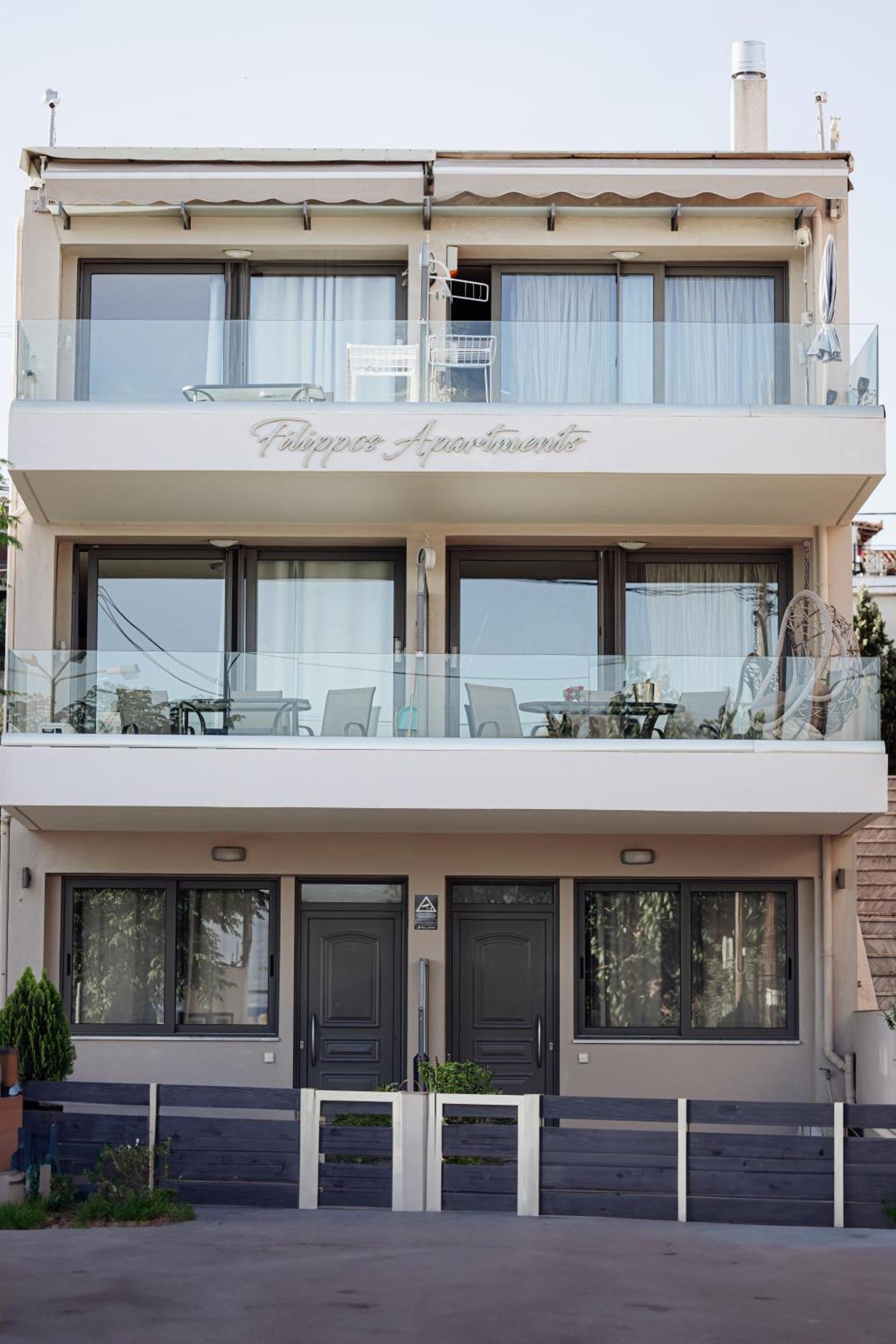 Filippos Apartments Amarynthos Esterno foto